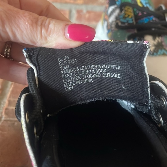 Steve Madden Cliff Multi Color Rainbow Snake Multi Pattern Sneakers - Picture 7 of 7